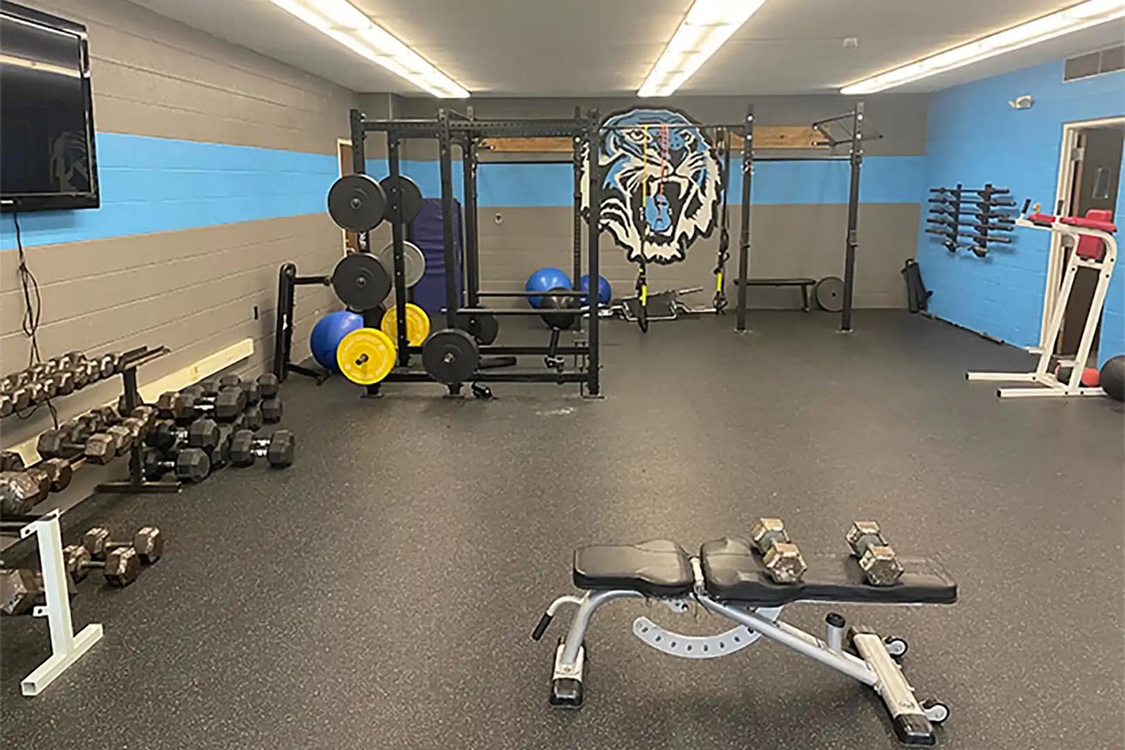 Fitness-Center Interior View of the Fitness Center / Weight Room.