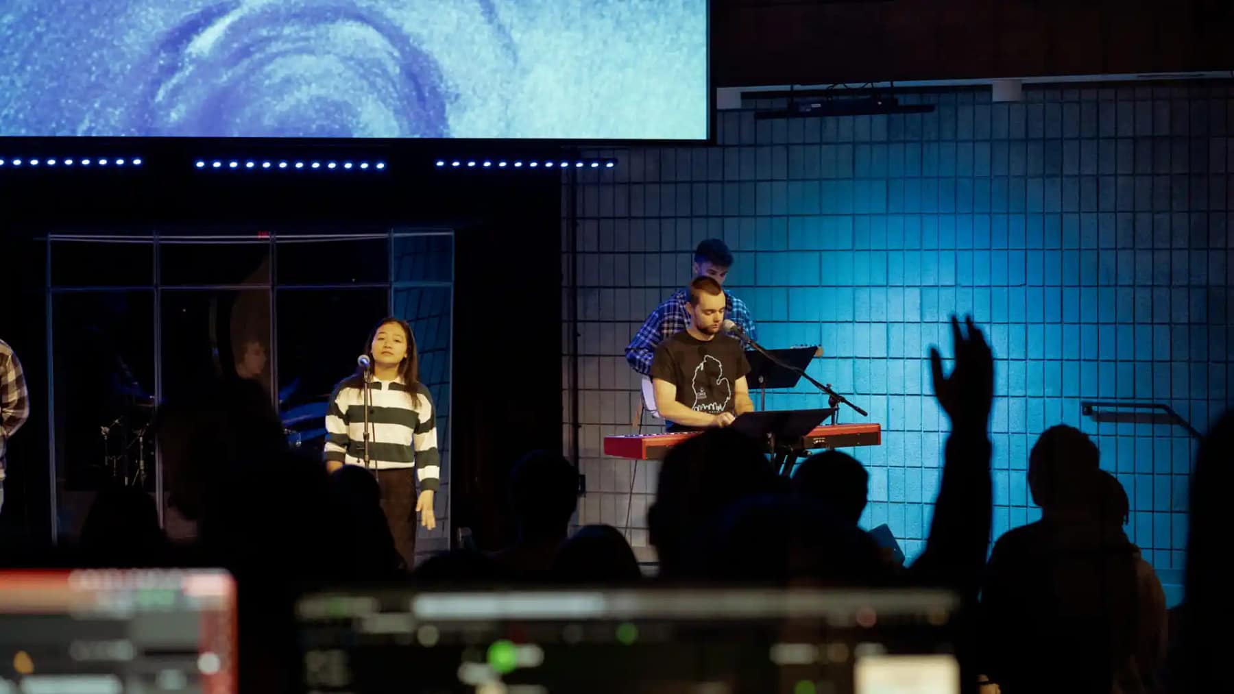 Grace Worship Team in Baker Chapel