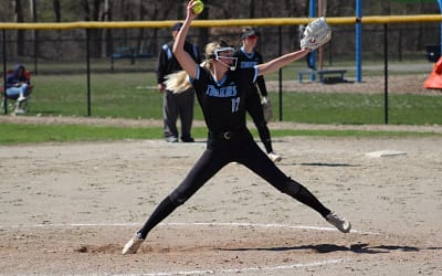 Softball Sweeps Sabercats, Balkema Earns Player of the week